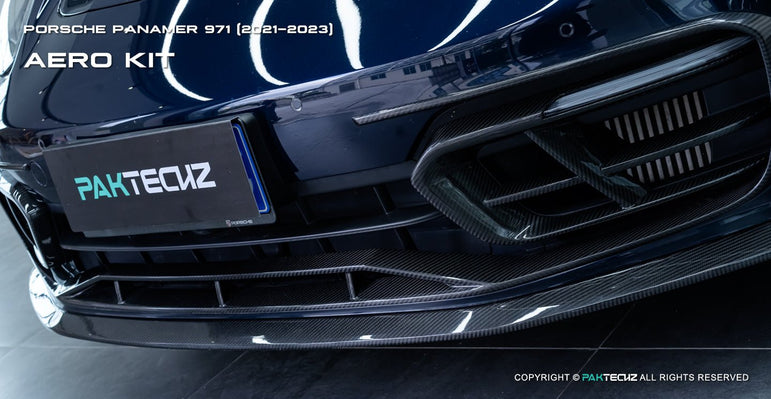 Porsche Panamera 971 Paktechz Aerodynamics Kit 2021-2023 Aftermarket Carbon Fiber Part / Bodykit - Robot Bodykits