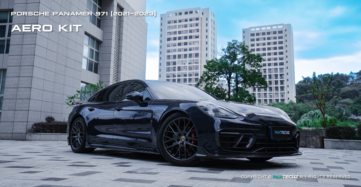 Porsche Panamera 971 Paktechz Aerodynamics Kit 2021 - 2023 Aftermarket Carbon Fiber Part / Bodykit - Robot Bodykits