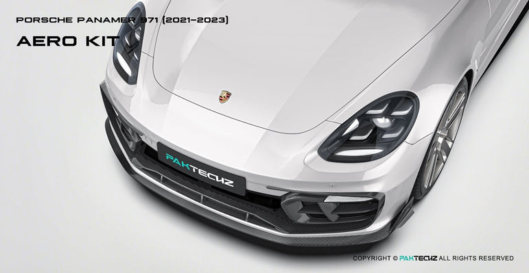 Porsche Panamera 971 Paktechz Aerodynamics Kit 2021 - 2023 Aftermarket Carbon Fiber Part / Bodykit - Robot Bodykits