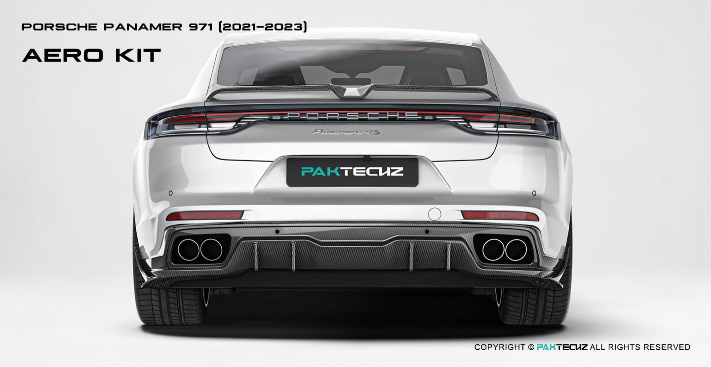 Porsche Panamera 971 Paktechz Aerodynamics Kit 2021-2023 Aftermarket Carbon Fiber Part / Bodykit - Robot Bodykits