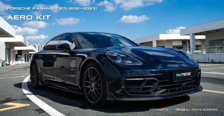 Porsche Panamera 971 Paktechz Aerodynamics Kit 2021 - 2023 Aftermarket Carbon Fiber Part / Bodykit - Robot Bodykits