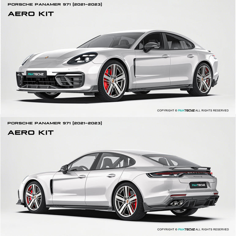 Porsche Panamera 971 Paktechz Aerodynamics Kit 2021 - 2023 Aftermarket Carbon Fiber Part / Bodykit - Robot Bodykits
