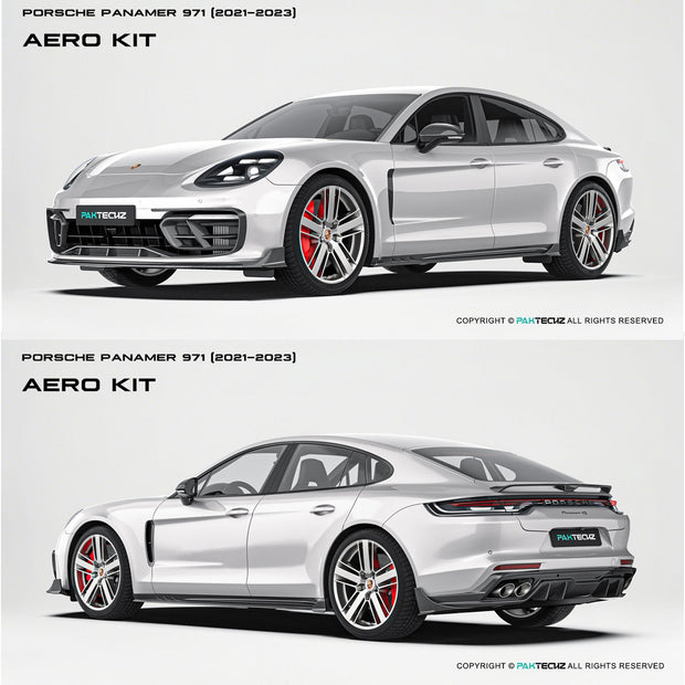 Porsche Panamera 971 Paktechz Aerodynamics Kit 2021 - 2023 Aftermarket Carbon Fiber Part / Bodykit - Robot Bodykits