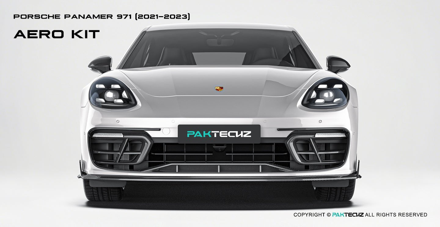 Porsche Panamera 971 Paktechz Aerodynamics Kit 2021 - 2023 Aftermarket Carbon Fiber Part / Bodykit - Robot Bodykits