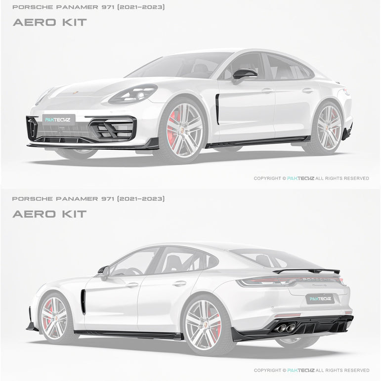 Porsche Panamera 971 Paktechz Aerodynamics Kit 2021-2023 Aftermarket Carbon Fiber Part / Bodykit - Robot Bodykits