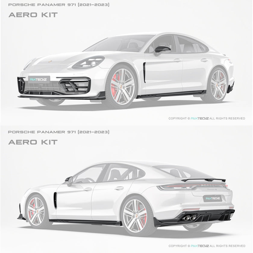 Porsche Panamera 971 Paktechz Aerodynamics Kit 2021-2023 Aftermarket Carbon Fiber Part / Bodykit - Robot Bodykits