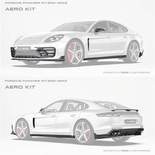 Porsche Panamera 971 Paktechz Aerodynamics Kit 2021-2023 Aftermarket Carbon Fiber Part / Bodykit - Robot Bodykits