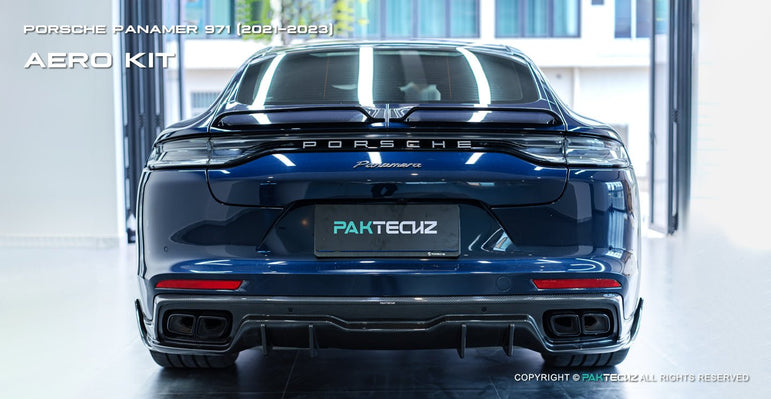 Porsche Panamera 971 Paktechz Aerodynamics Kit 2021 - 2023 Aftermarket Carbon Fiber Part / Bodykit - Robot Bodykits