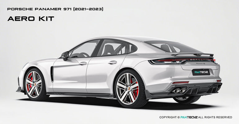 Porsche Panamera 971 Paktechz Aerodynamics Kit 2021 - 2023 Aftermarket Carbon Fiber Part / Bodykit - Robot Bodykits