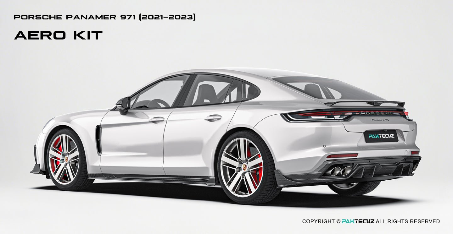 Porsche Panamera 971 Paktechz Aerodynamics Kit 2021 - 2023 Aftermarket Carbon Fiber Part / Bodykit - Robot Bodykits
