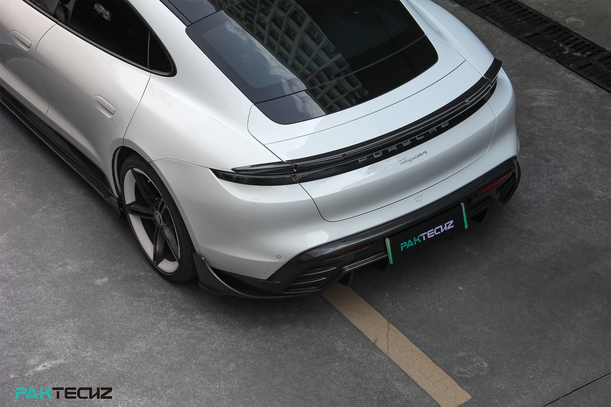Porsche Taycan / Turismo Paktechz Full Dry Carbon Aerodynamics kit Aftermarket Carbon Fiber Part / Bodykit - Robot Bodykits