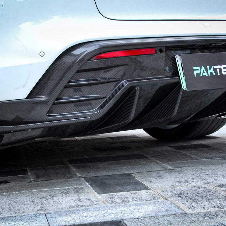 Porsche Taycan / Turismo Paktechz Full Dry Carbon Aerodynamics kit Aftermarket Carbon Fiber Part / Bodykit - Robot Bodykits