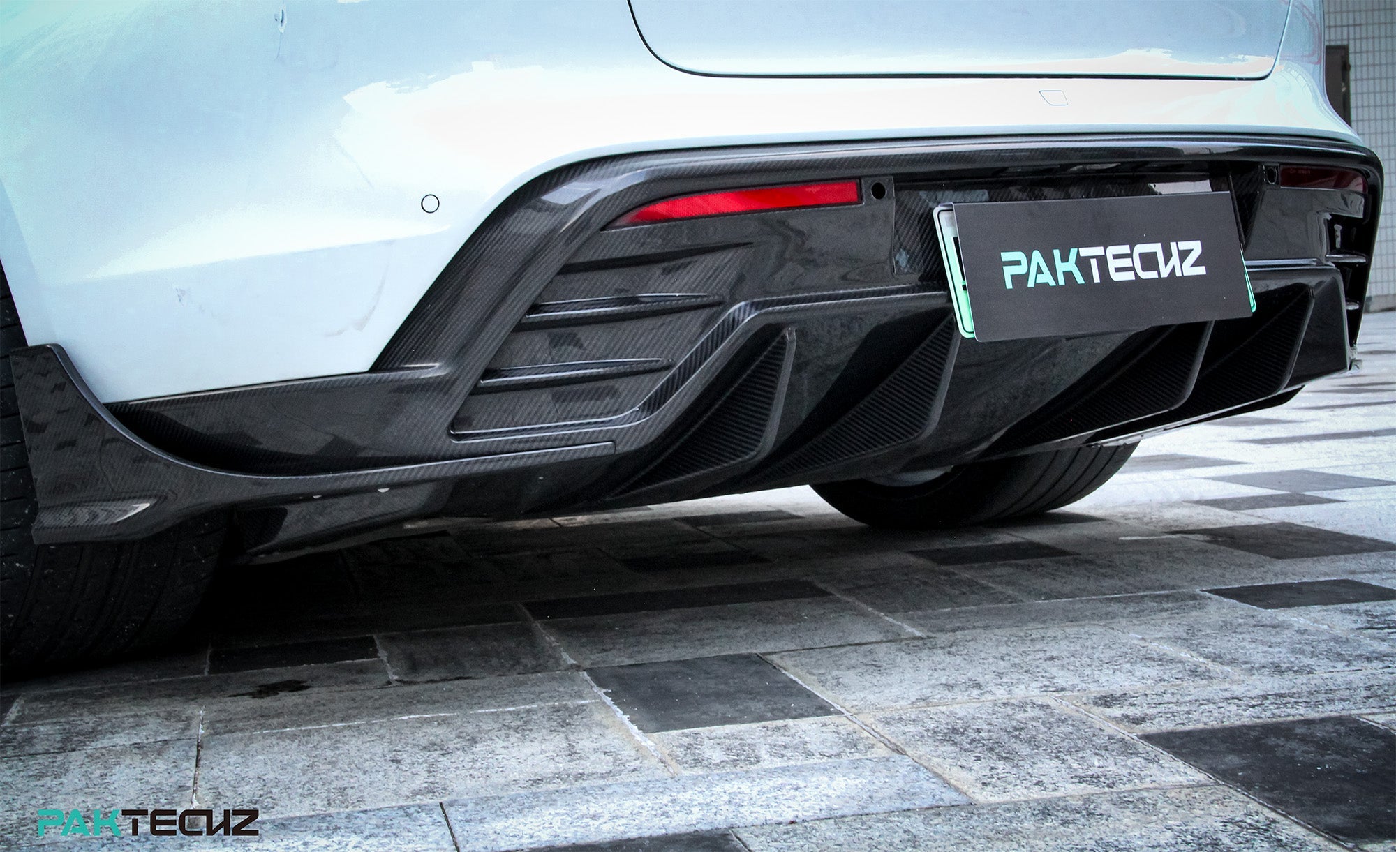 Porsche Taycan / Turismo Paktechz Full Dry Carbon Aerodynamics kit Aftermarket Carbon Fiber Part / Bodykit - Robot Bodykits