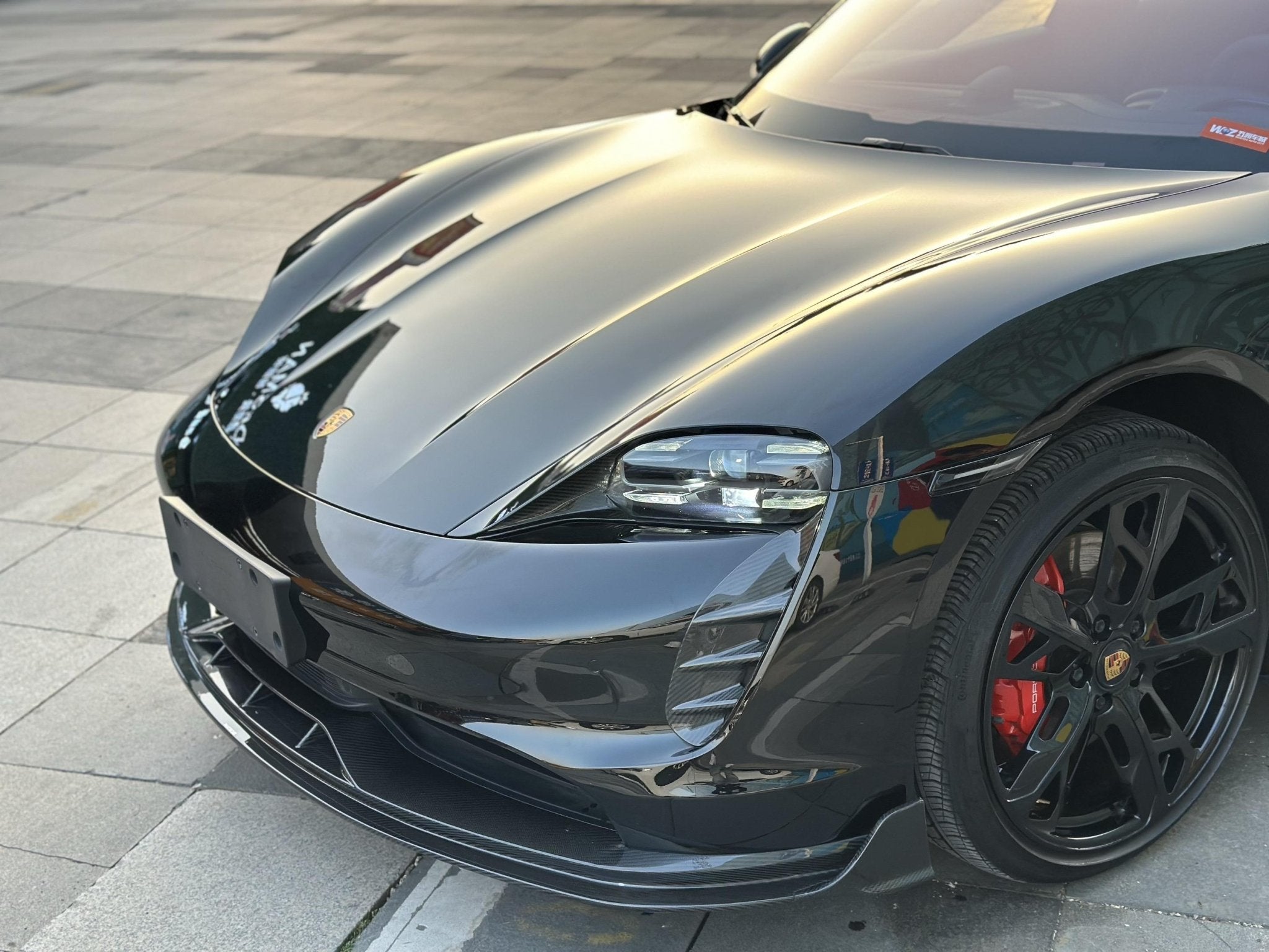 Porsche Taycan / Turismo Paktechz Full Dry Carbon Aerodynamics kit Aftermarket Carbon Fiber Part / Bodykit - Robot Bodykits