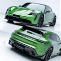 Porsche Taycan / Turismo Paktechz Full Dry Carbon Aerodynamics kit Aftermarket Carbon Fiber Part / Bodykit - Robot Bodykits