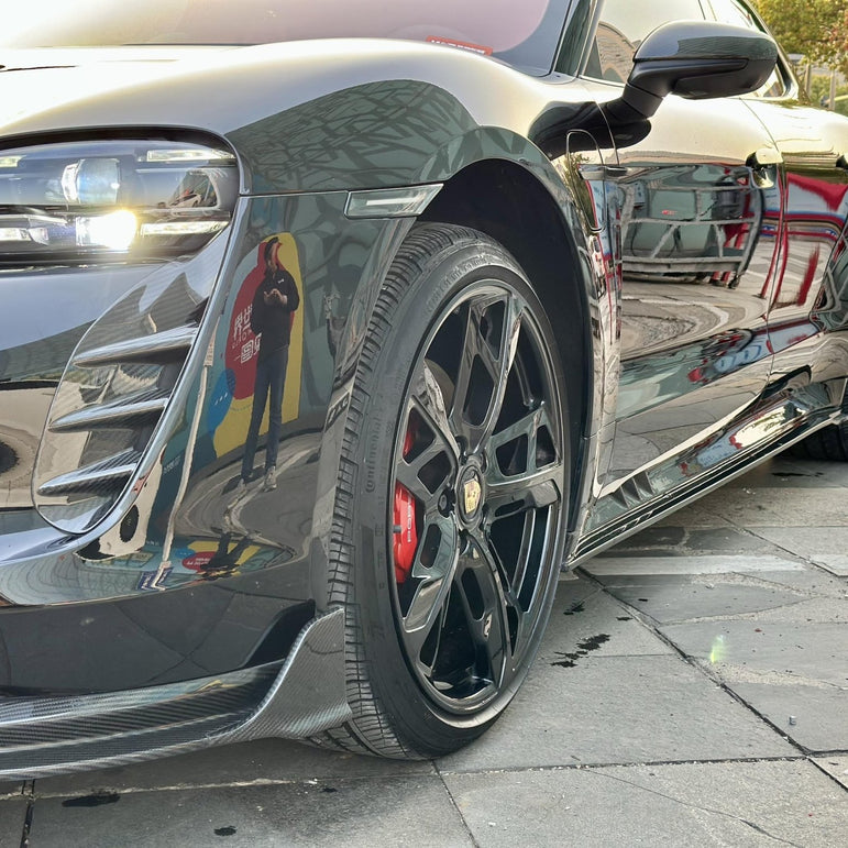 Porsche Taycan / Turismo Paktechz Full Dry Carbon Aerodynamics kit Aftermarket Carbon Fiber Part / Bodykit - Robot Bodykits