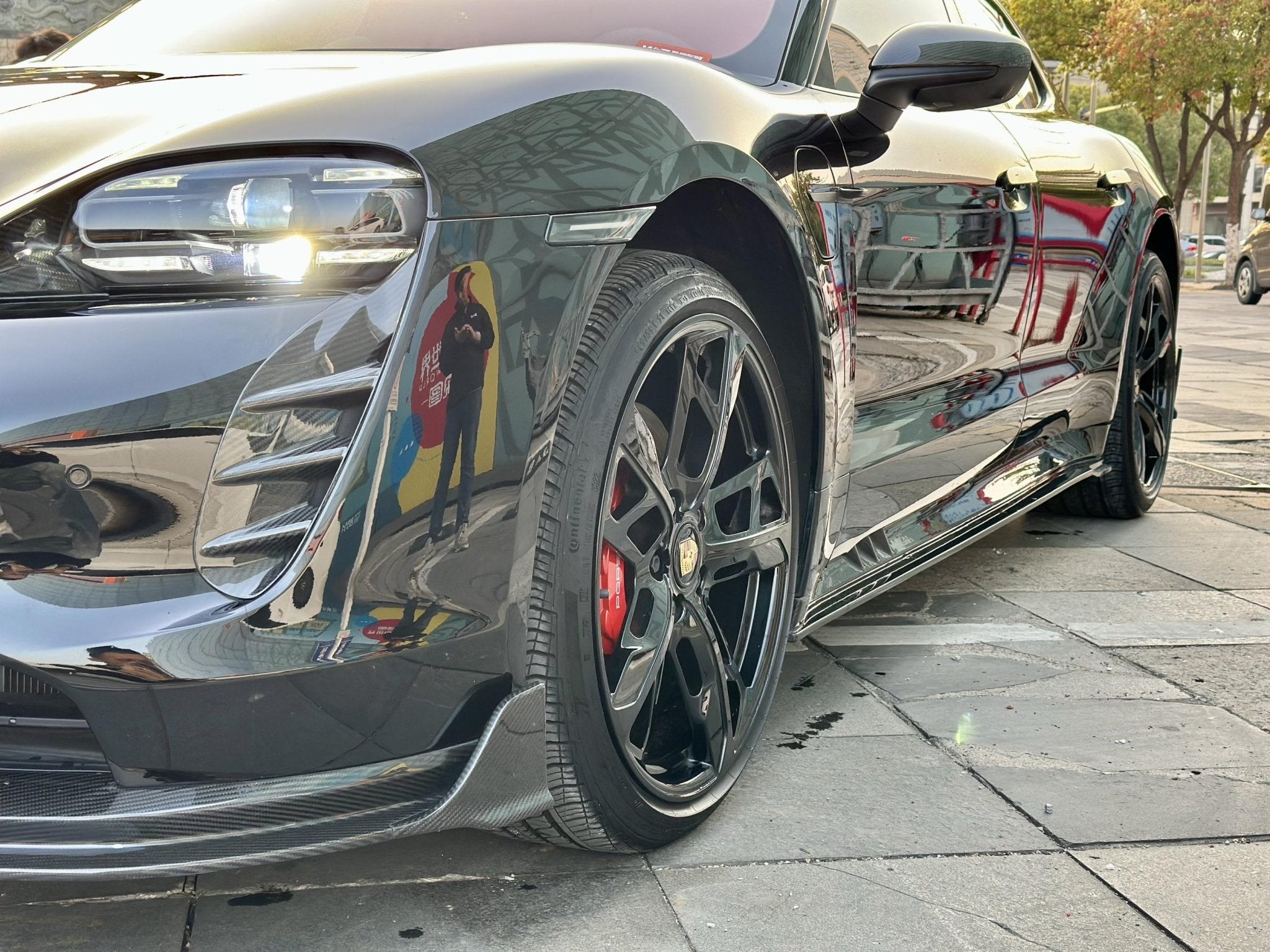 Porsche Taycan / Turismo Paktechz Full Dry Carbon Aerodynamics kit Aftermarket Carbon Fiber Part / Bodykit - Robot Bodykits