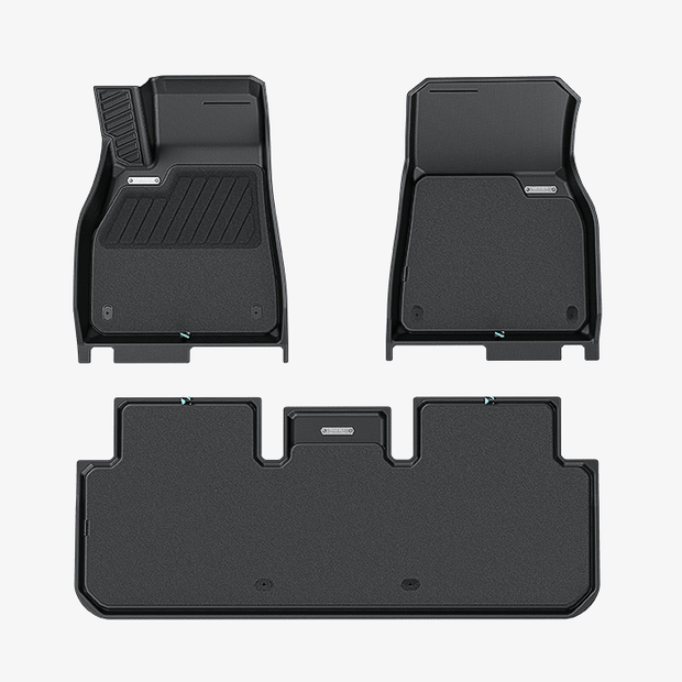 Premium Floor Mats for Tesla Model S 2021 - 2024 Aftermarket Carbon Fiber Part / Bodykit - Robot Bodykits