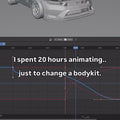 CMST Ford Mustang "GTD Style" FRP / Partial Carbon Widebody kit for S650 Ford Mustang