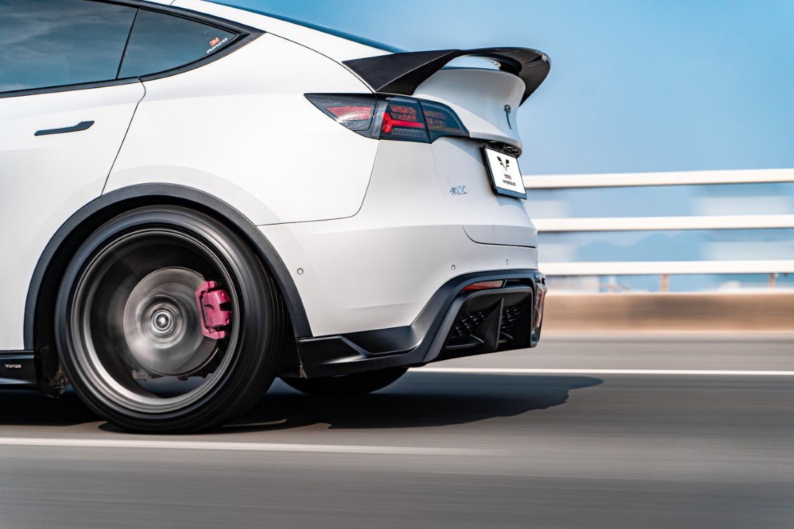 RBT Carbon Fiber Rear Spoiler Wing for Tesla Model Y / Performance Aftermarket Carbon Fiber Part / Bodykit - Robot Bodykits