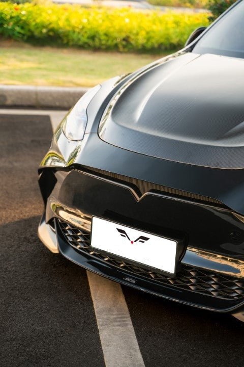 RBT PP Front Bumper for Tesla Model Y / Performance 2021 - ON Aftermarket Carbon Fiber Part / Bodykit - Robot Bodykits