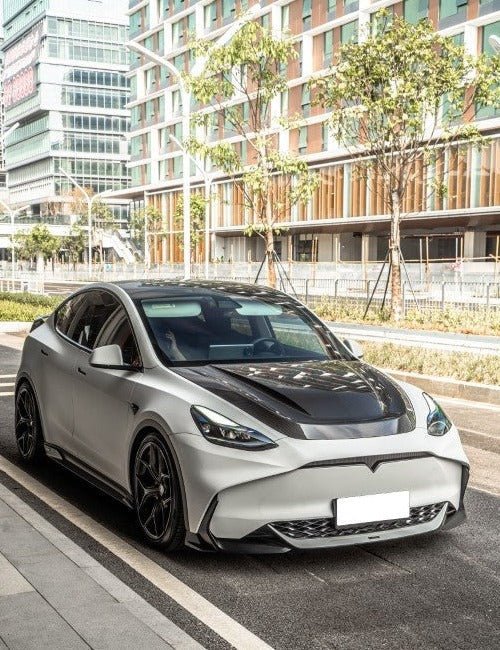 RBT PP Front Bumper for Tesla Model Y / Performance 2021 - ON Aftermarket Carbon Fiber Part / Bodykit - Robot Bodykits