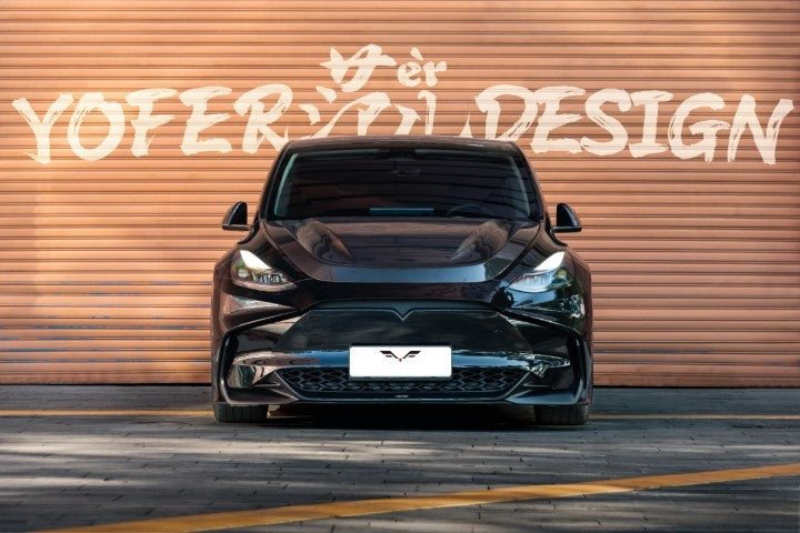 RBT PP Front Bumper for Tesla Model Y / Performance 2021 - ON Aftermarket Carbon Fiber Part / Bodykit - Robot Bodykits