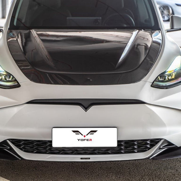 RBT Pre - preg Carbon Hood for Tesla Model Y / Performance Aftermarket Carbon Fiber Part / Bodykit - Robot Bodykits