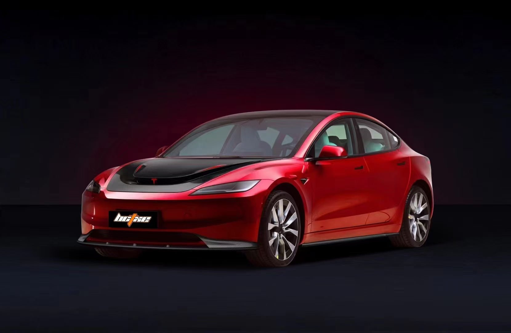 RBT Tuning Carbon Hood for Tesla Model 3 Highland / Performance 2024 - ON Aftermarket Carbon Fiber Part / Bodykit - Robot Bodykits