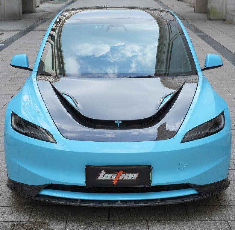 RBT Tuning Carbon Hood for Tesla Model 3 Highland / Performance 2024 - ON Aftermarket Carbon Fiber Part / Bodykit - Robot Bodykits