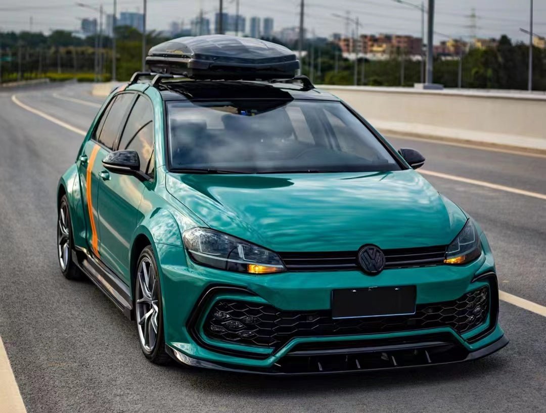 RBT Volkswagen GTI Golf MK7 MK7.5 Full FRP / Partial Carbon Widebody Kit Aftermarket Carbon Fiber Part / Bodykit - Robot Bodykits