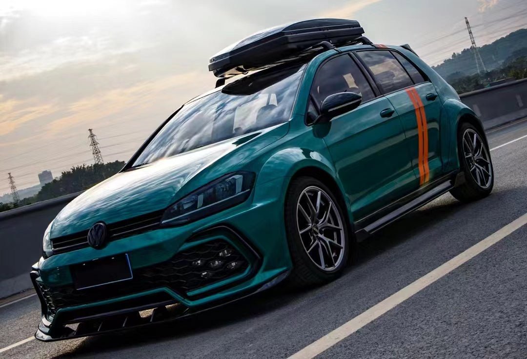 RBT Volkswagen GTI Golf MK7 MK7.5 Full FRP / Partial Carbon Widebody Kit Aftermarket Carbon Fiber Part / Bodykit - Robot Bodykits
