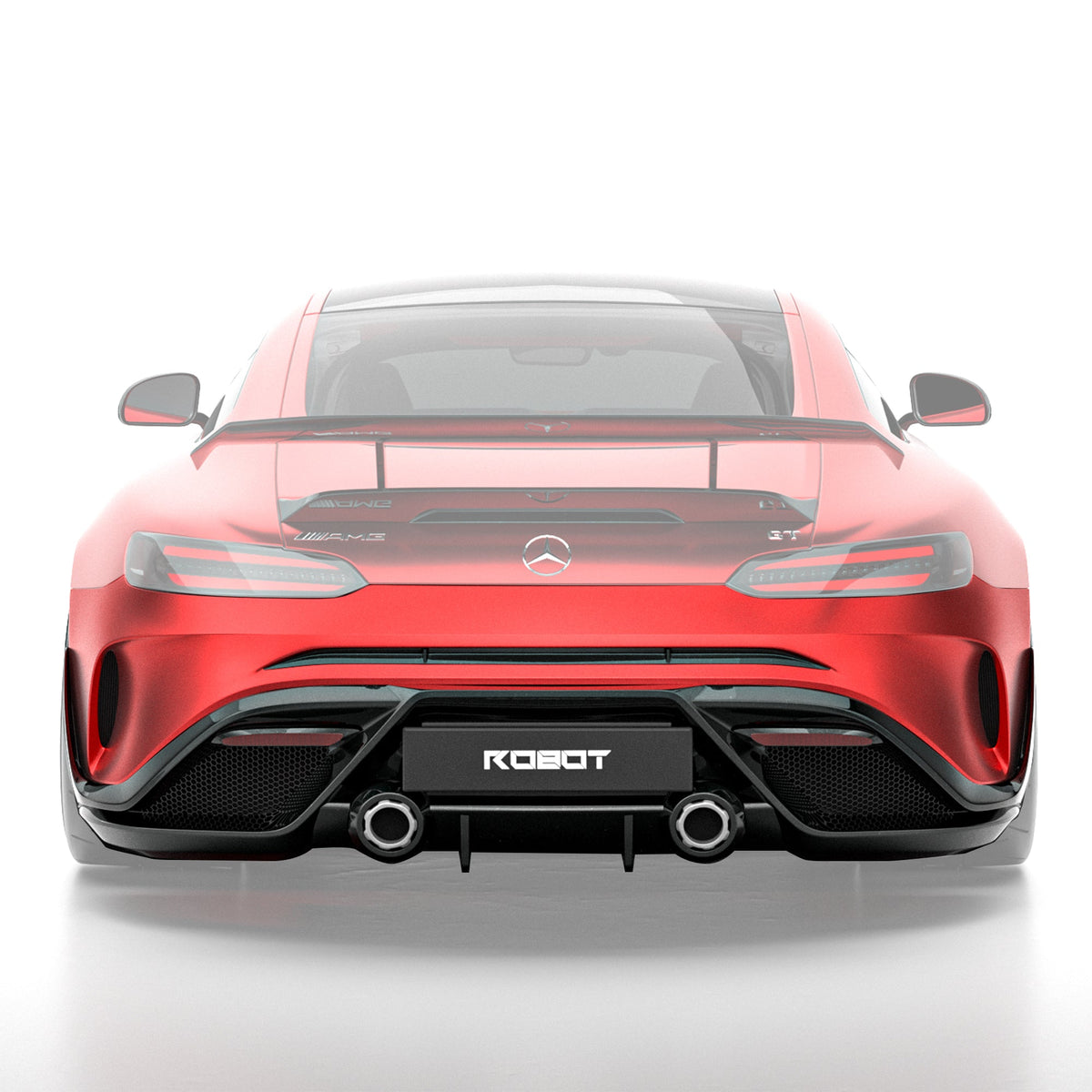 Rear Bumper - ROBOT AMG GT Paragon FRP/ WCF Rear Bumper for Mercedes-AMG GT (C190) Models Aftermarket Carbon Fiber Part / Bodykit - Robot Bodykits