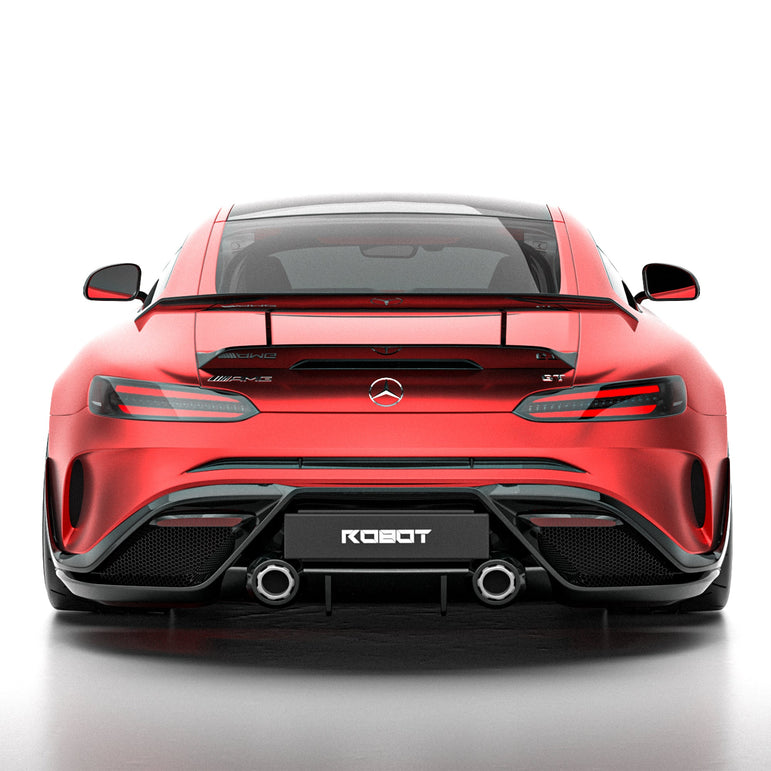Rear Bumper - ROBOT AMG GT Paragon FRP/ WCF Rear Bumper for Mercedes-AMG GT (C190) Models Aftermarket Carbon Fiber Part / Bodykit - Robot Bodykits