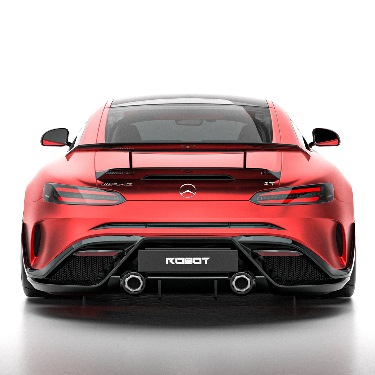 Rear Bumper - ROBOT AMG GT Paragon FRP/ WCF Rear Bumper for Mercedes-AMG GT (C190) Models Aftermarket Carbon Fiber Part / Bodykit - Robot Bodykits