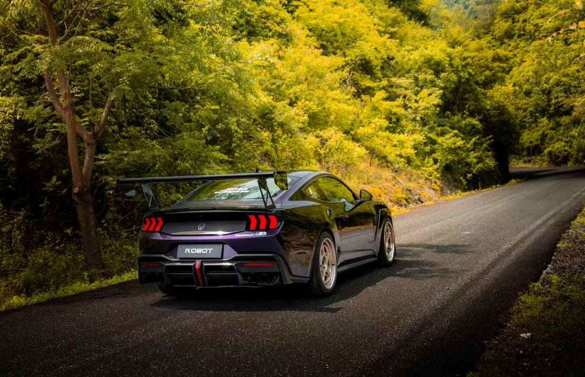 Rear Diffuser - ROBOT Ford Mustang S650 JEDI FRP/ WCF Rear Diffuser for Ford Mustang S650 Models Aftermarket Carbon Fiber Part / Bodykit - Robot Bodykits