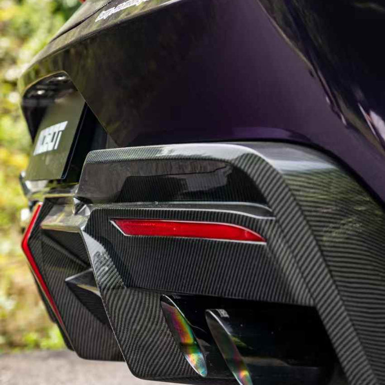 Rear Diffuser - ROBOT Ford Mustang S650 JEDI FRP/ WCF Rear Diffuser for Ford Mustang S650 Models Aftermarket Carbon Fiber Part / Bodykit - Robot Bodykits