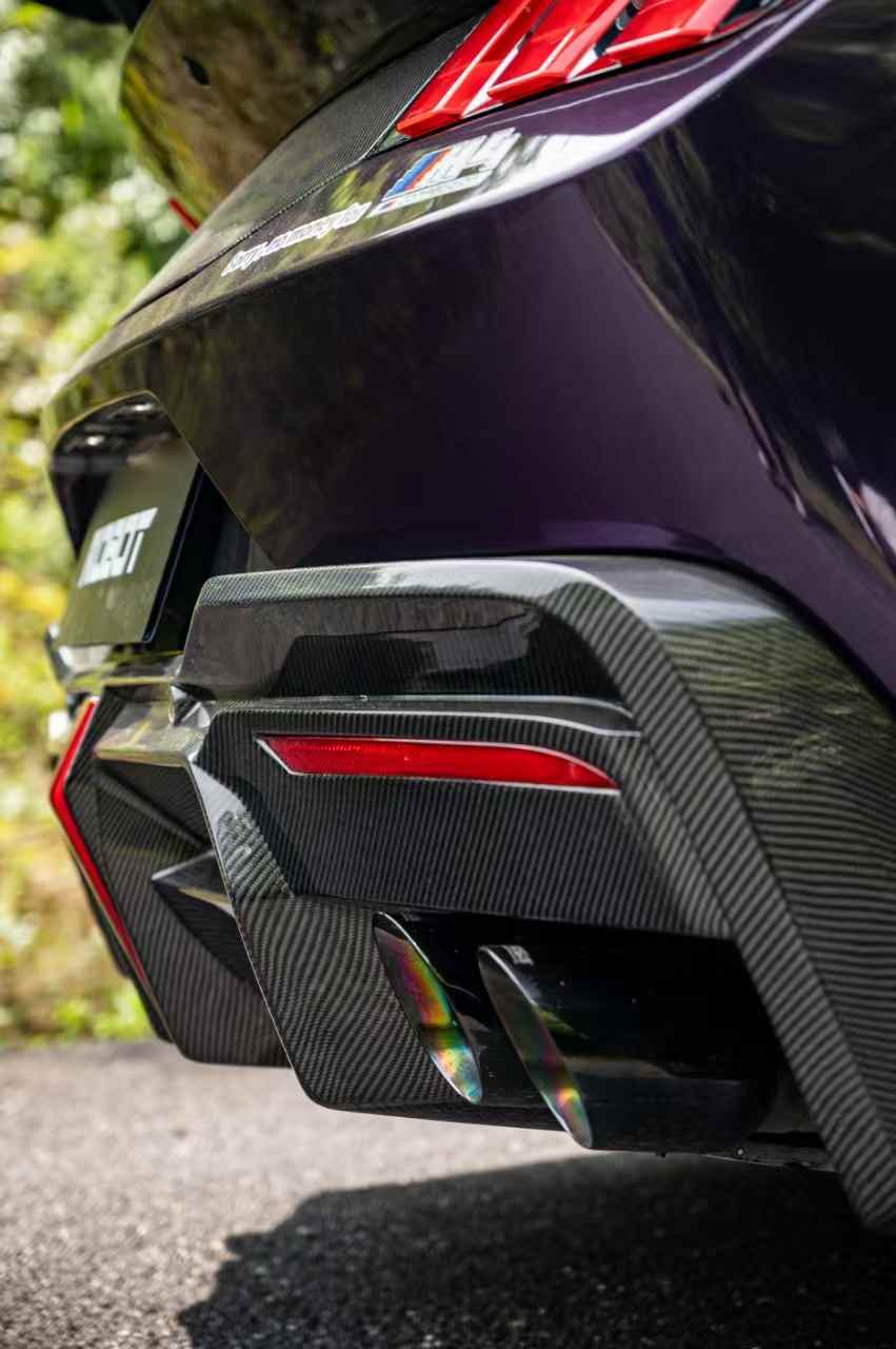 Rear Diffuser - ROBOT Ford Mustang S650 JEDI FRP/ WCF Rear Diffuser for Ford Mustang S650 Models Aftermarket Carbon Fiber Part / Bodykit - Robot Bodykits