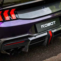 Rear Diffuser - ROBOT Ford Mustang S650 JEDI FRP/ WCF Rear Diffuser for Ford Mustang S650 Models Aftermarket Carbon Fiber Part / Bodykit - Robot Bodykits