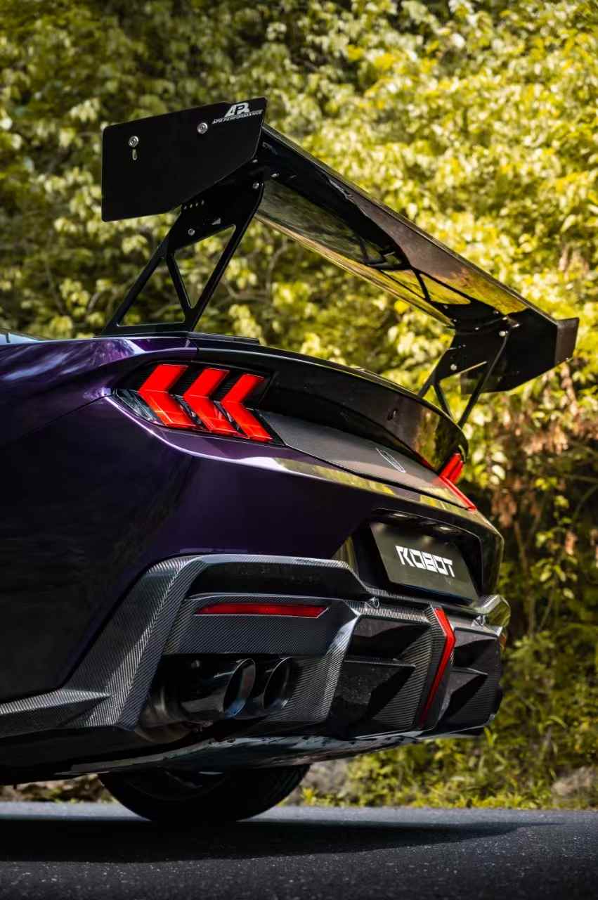 Rear Diffuser - ROBOT Ford Mustang S650 JEDI FRP/ WCF Rear Diffuser for Ford Mustang S650 Models Aftermarket Carbon Fiber Part / Bodykit - Robot Bodykits