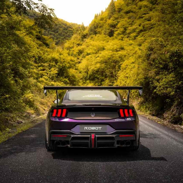 Rear Diffuser - ROBOT Ford Mustang S650 JEDI FRP/ WCF Rear Diffuser for Ford Mustang S650 Models Aftermarket Carbon Fiber Part / Bodykit - Robot Bodykits