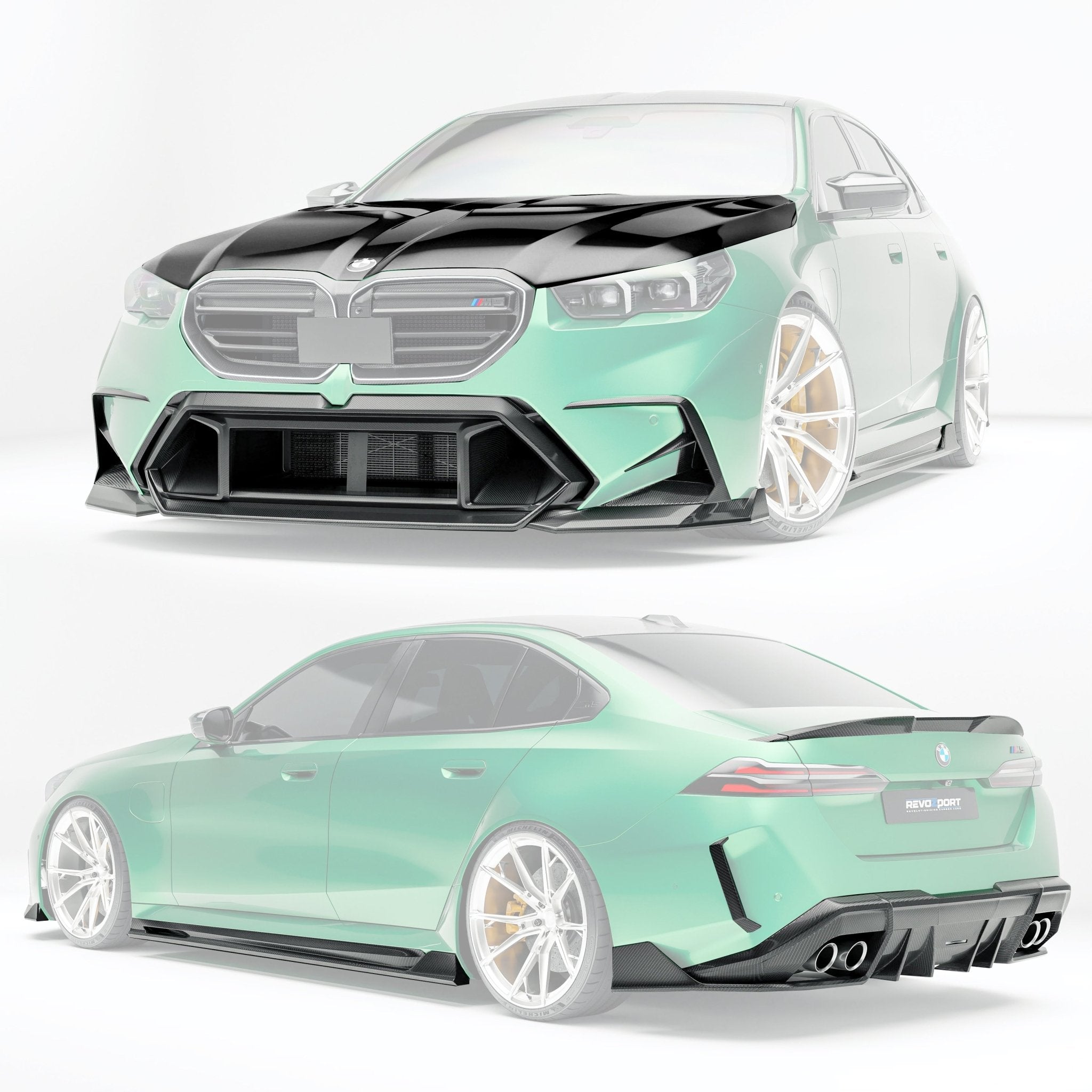 Revosport BMW M5 G90 Limousine Carbon Bodykit Aftermarket Carbon Fiber Part / Bodykit - Robot Bodykits