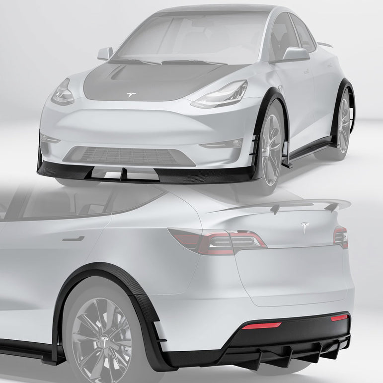 RevoZport 2021–2024 Tesla Model Y Wide Arch Body Kit Aftermarket Carbon Fiber Part / Bodykit - Robot Bodykits