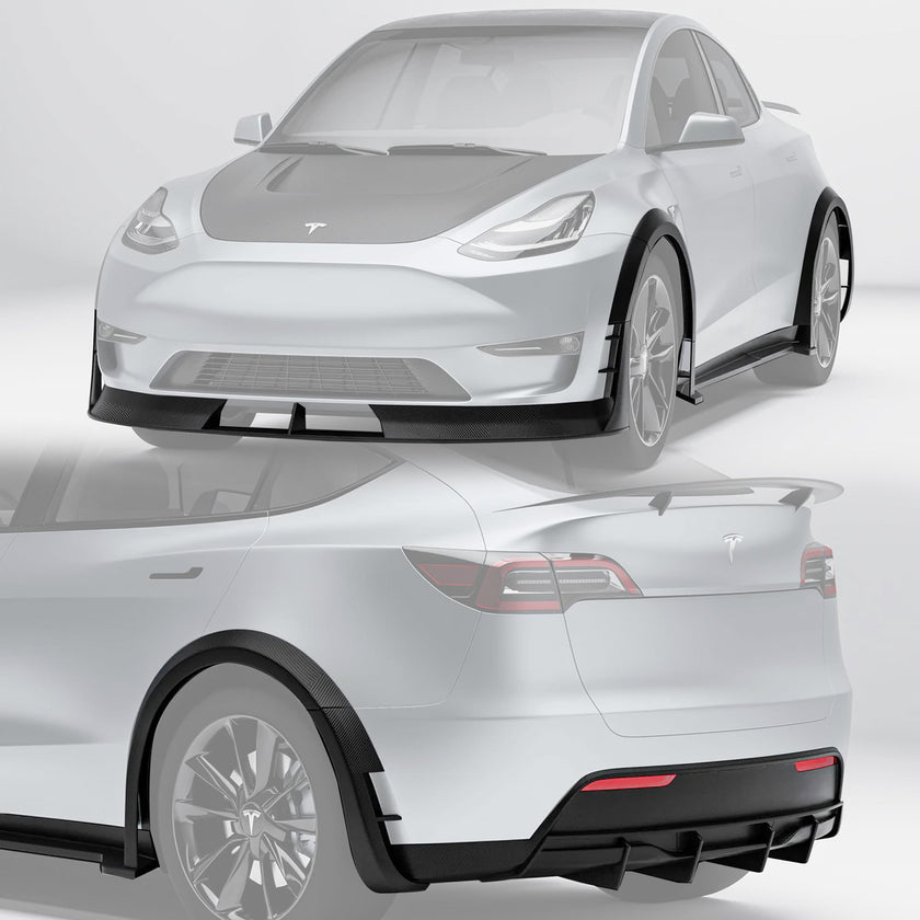 RevoZport 2021–2024 Tesla Model Y Wide Arch Body Kit Aftermarket Carbon Fiber Part / Bodykit - Robot Bodykits