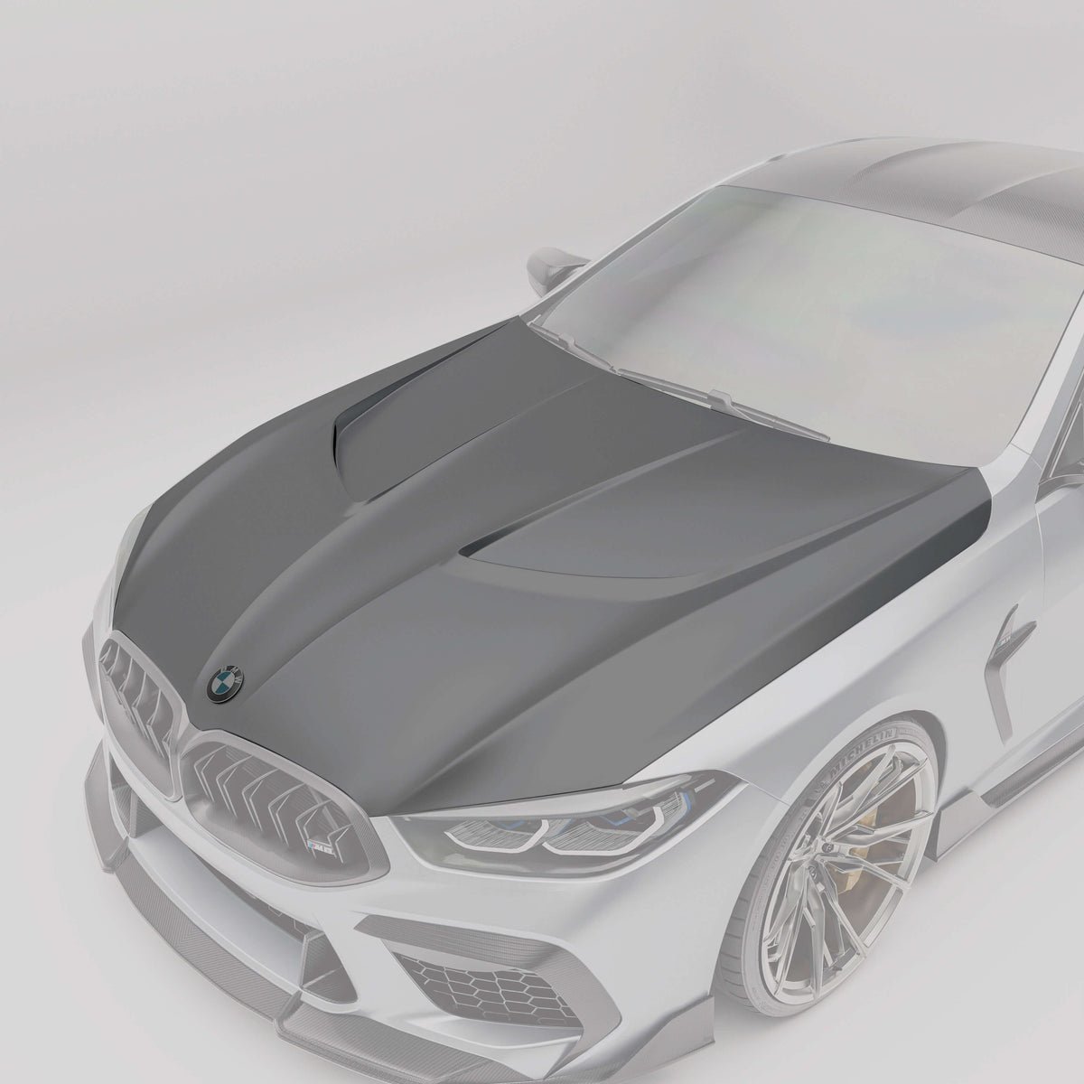 Revozport BMW M8 F91, F92, F93 Full Carbon Bonnet / Hood Aftermarket Carbon Fiber Part / Bodykit - Robot Bodykits