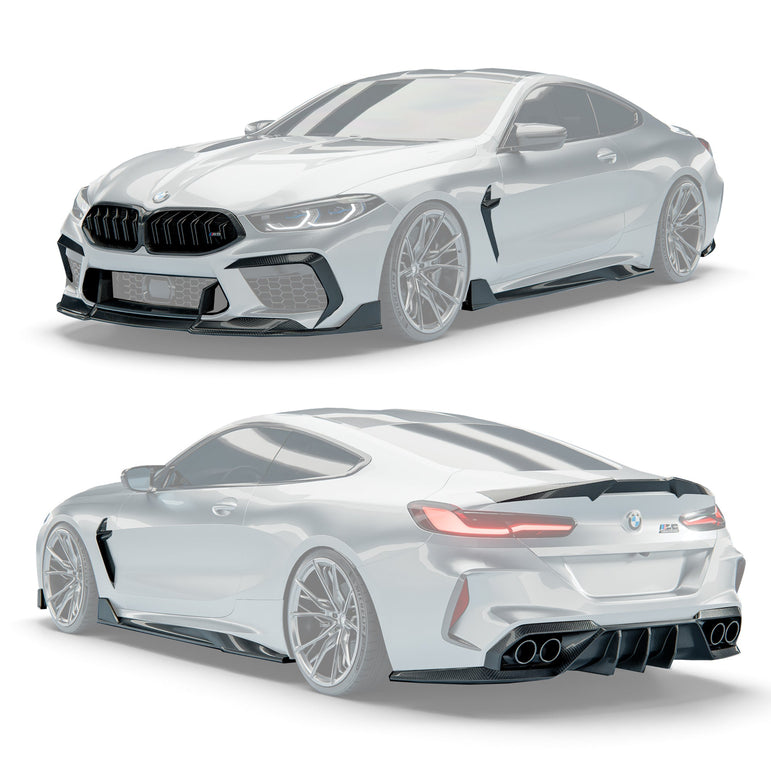 Revozport BMW M8 F91, F92, F93 Full Carbon Fiber Body Kit Aftermarket Carbon Fiber Part / Bodykit - Robot Bodykits