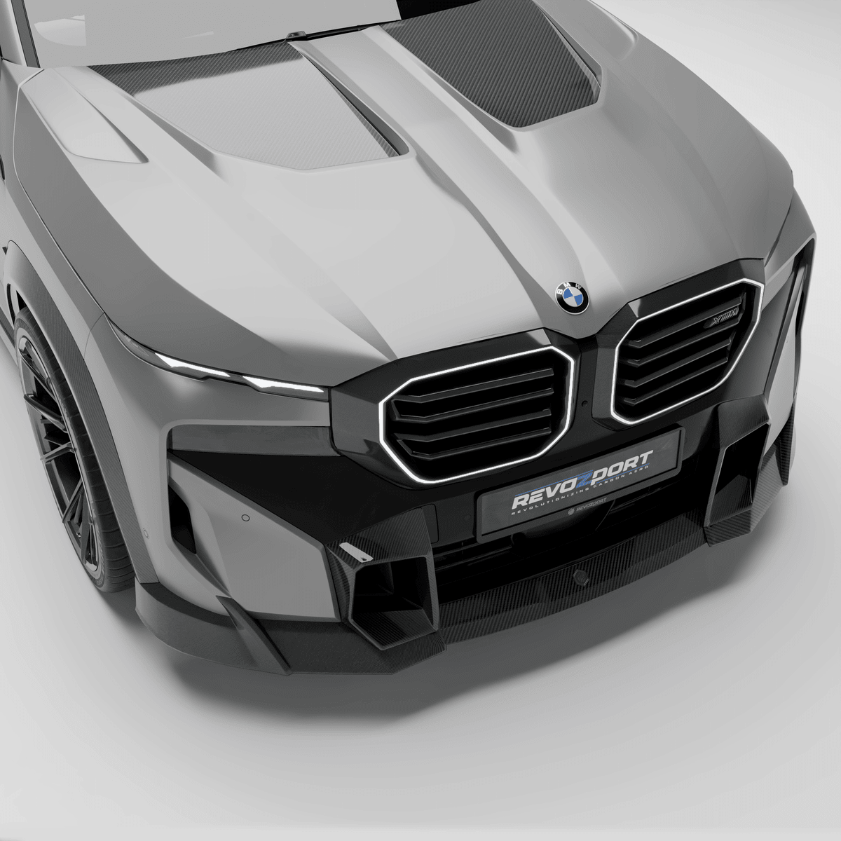 Revozport BMW XM G09 Full Carbon Fibre Bonnet Aftermarket Carbon Fiber Part / Bodykit - Robot Bodykits