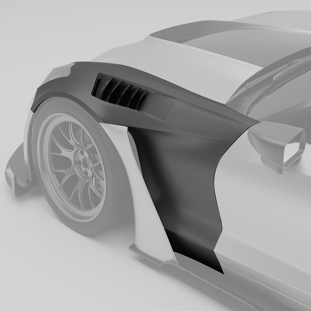 RevoZport C7 Corvette Full RACE Body Kit Aftermarket Carbon Fiber Part / Bodykit - Robot Bodykits