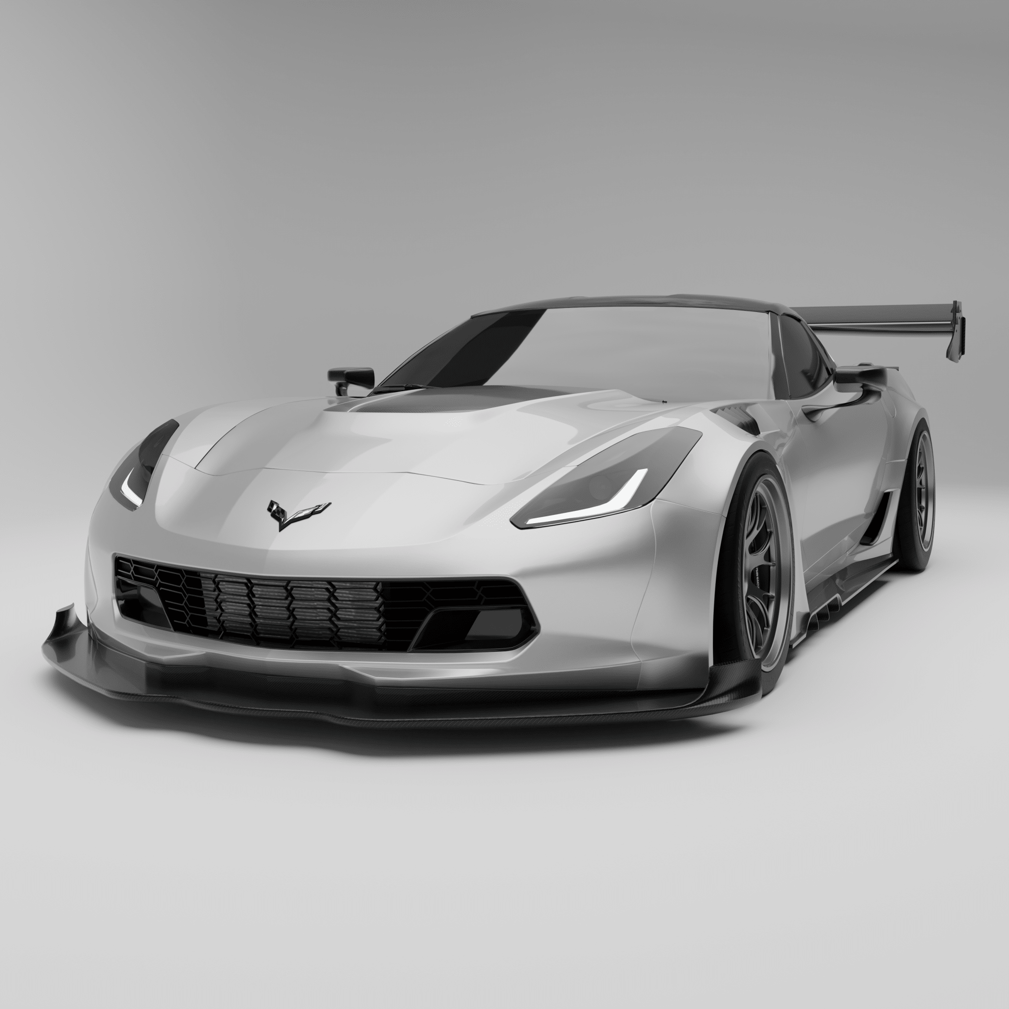 RevoZport C7 Corvette Full RACE Body Kit Aftermarket Carbon Fiber Part / Bodykit - Robot Bodykits