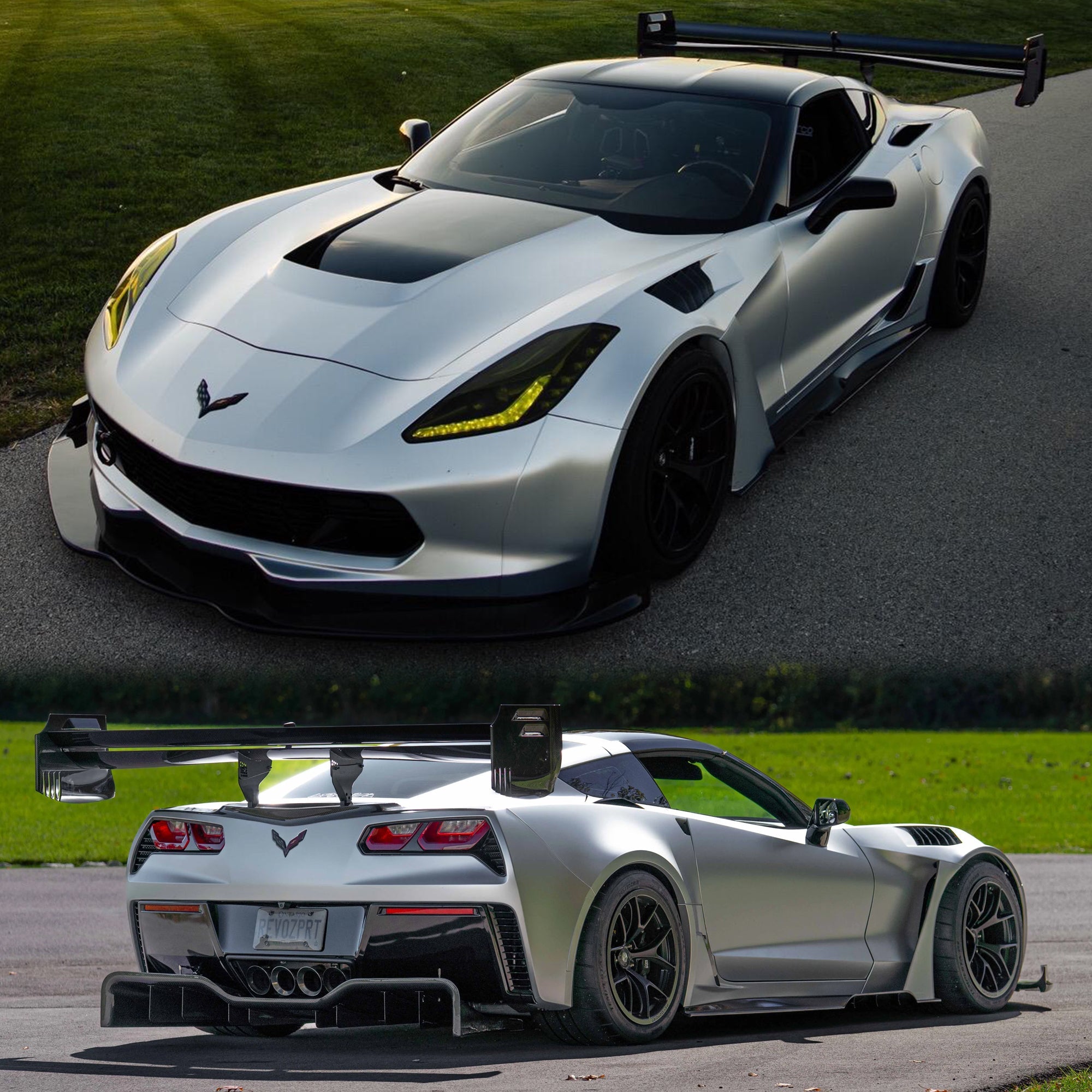 RevoZport C7 Corvette Full RACE Body Kit Aftermarket Carbon Fiber Part / Bodykit - Robot Bodykits